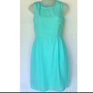 Mint Green/Blue Knee-length Dress